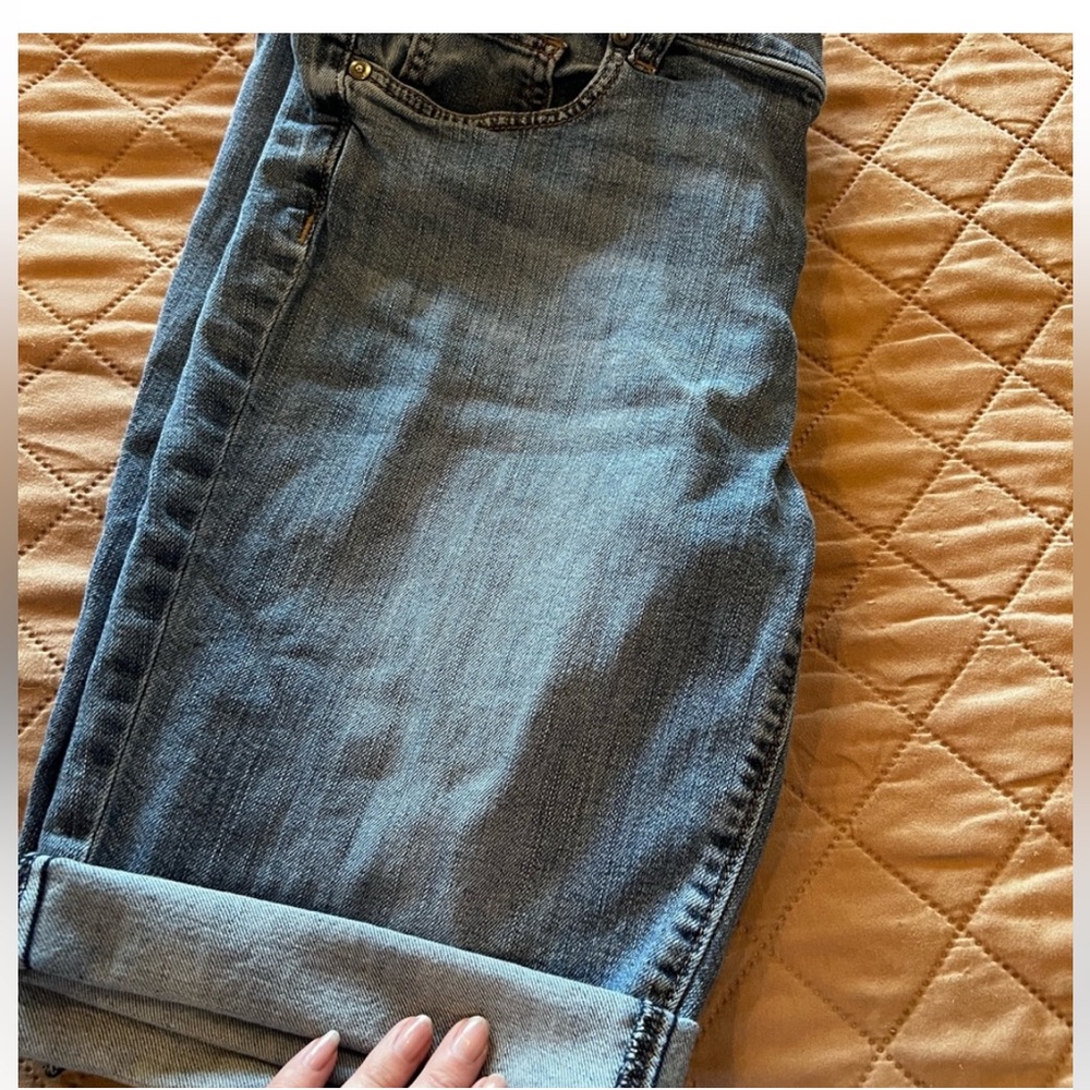 Ann Taylor Denim Bicycle Shorts - Size 12